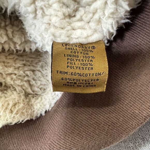 Legendary Whitetails Jacket Women's Medium Canvas Sherpa Lined - Picture 8 of 10